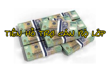 Thông báo nhận tiền hỗ trợ cán bộ lớp kỳ I, năm học 2015 - 2016