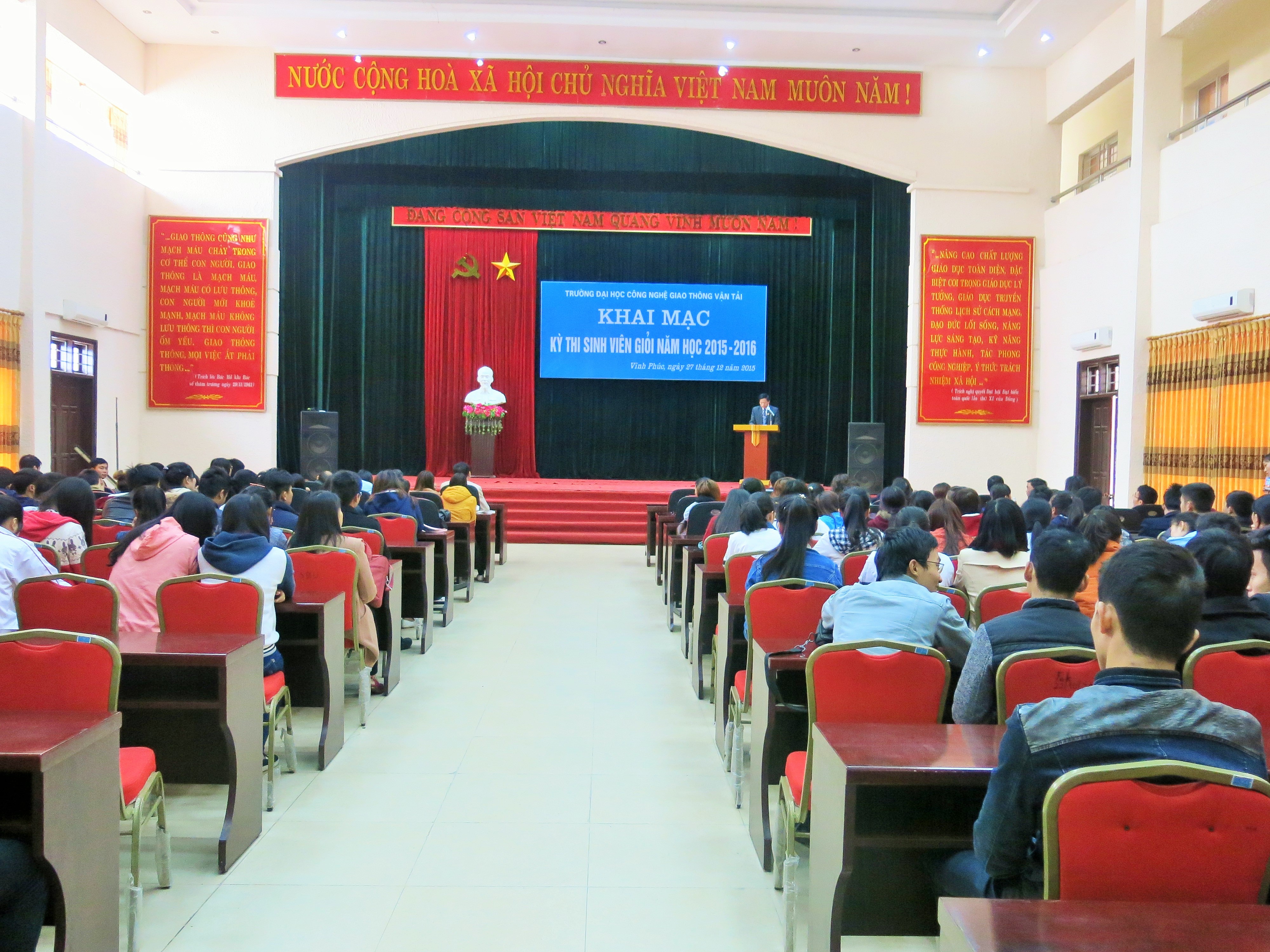 KHAI MẠC KỲ THI SINH VIÊN GIỎI NĂM HỌC 2015 – 2016