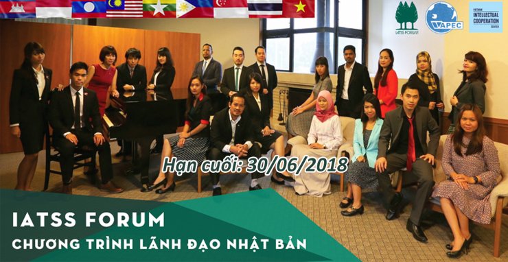 Học bổng lãnh đạo Nhật Bản IATSS Forum 2019