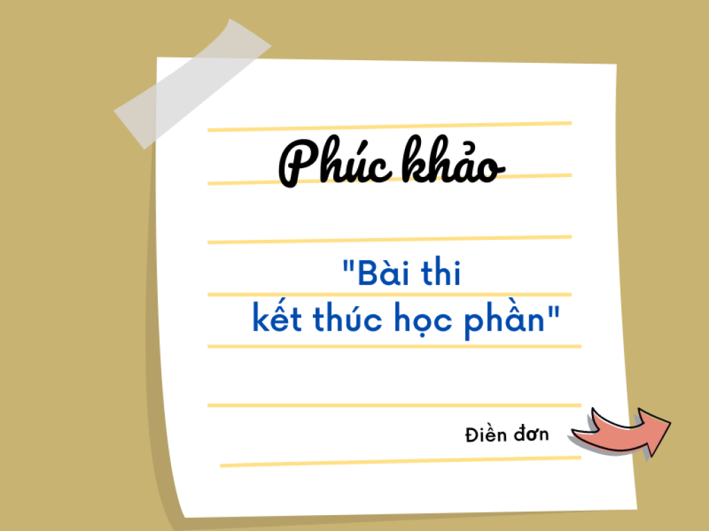 Phúc khảo bài thi: Đợt thi tháng 8,9,10 năm 2024